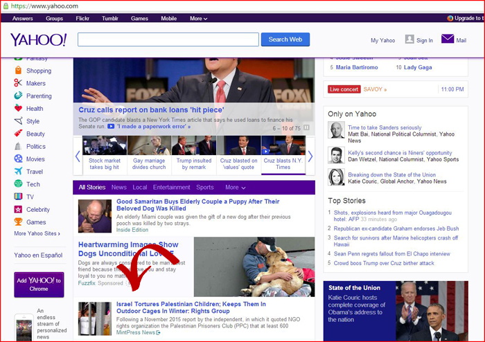 yahoo news mint press